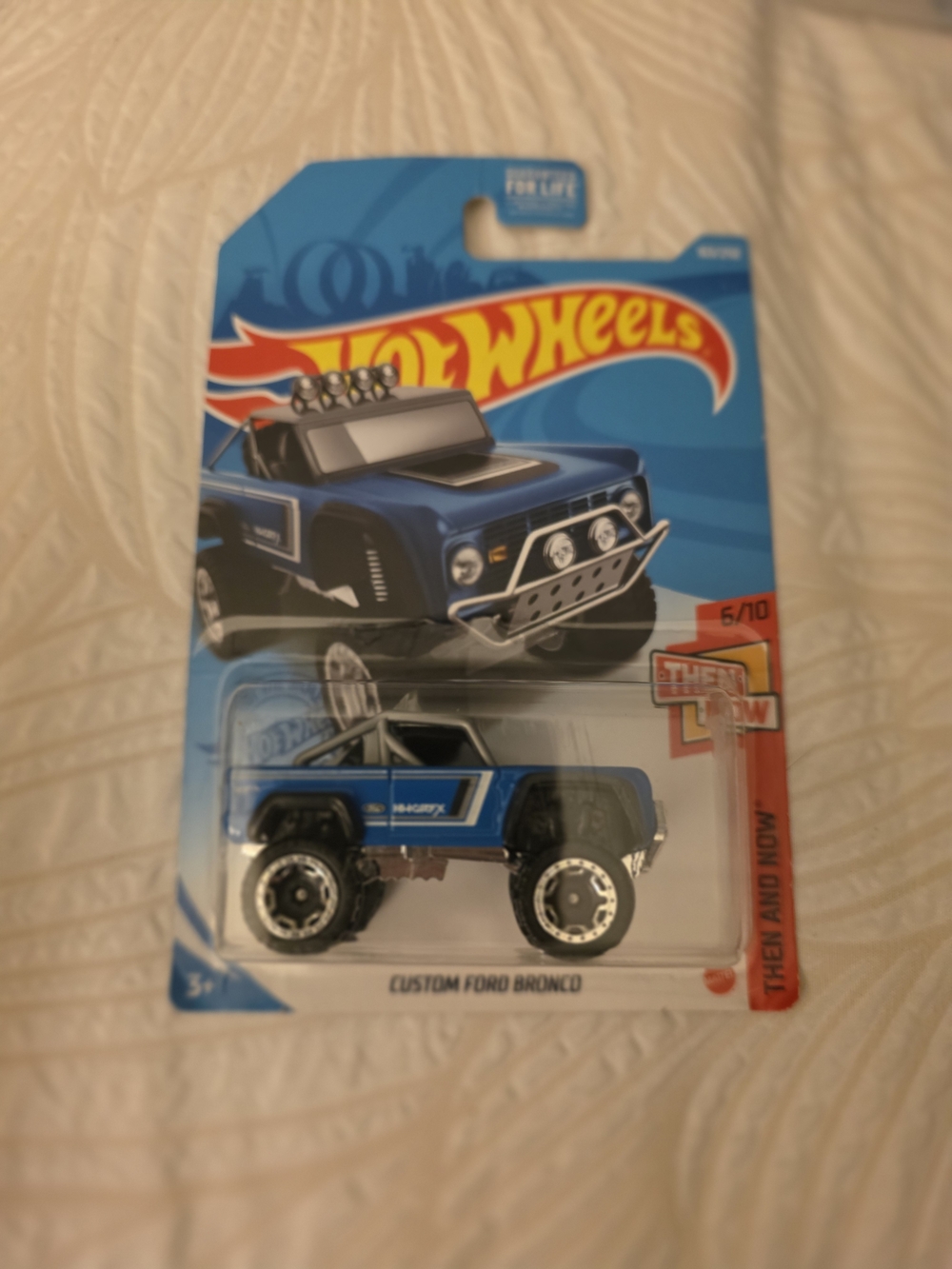 Hot Wheels Custom Ford Bronco Toy Truck - Blue
